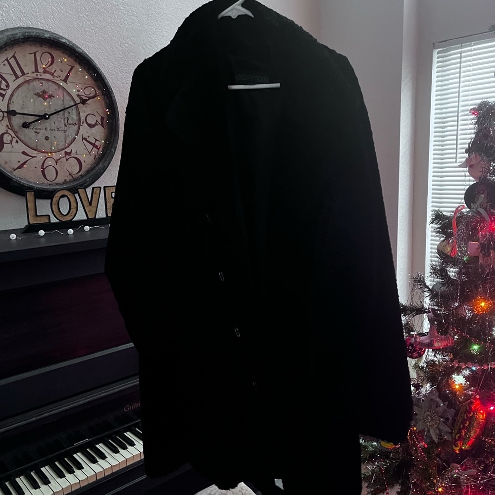 Kristen Blake black coat lined size 2X